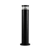 Modern Black Round Aluminum Outdoor Post Lamp Waterproof LED Landscape Light for Garden