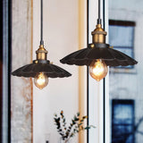 Modern Black Skirt Pendant Light Iron Hanging Lamp for Kitchen and Dining Room
