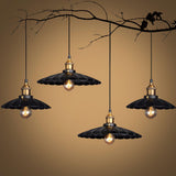 Modern Black Skirt Pendant Light Iron Hanging Lamp for Kitchen and Dining Room