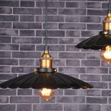Modern Black Skirt Pendant Light Iron Hanging Lamp for Kitchen and Dining Room