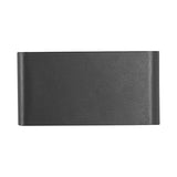 Modern Black Slim Outdoor LED Wall Sconce Waterproof Up Down Exterior Porch Light