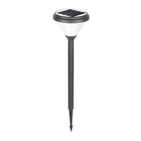 Modern Black Solar LED Landscape Path Lights with Ground Stake for Garden and Walkway