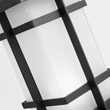 Modern Black Solar Path Lights Waterproof Outdoor LED Lawn Lamps for Garden and Villa