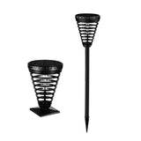 Modern Black Solar Pathway Lights Waterproof LED Garden Landscape Lighting for Walkway