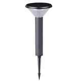 Modern Black Solar Powered Pathway Lights with Dusk to Dawn Sensor and Three Color Temperature Modes