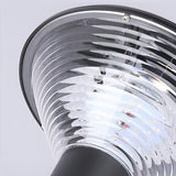 Modern Black Solar Powered Pathway Lights with Dusk to Dawn Sensor and Three Color Temperature Modes