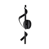 Modern Black Spiral LED Wall Sconce and Pendant Light with 3 Step Dimming for Home Decor