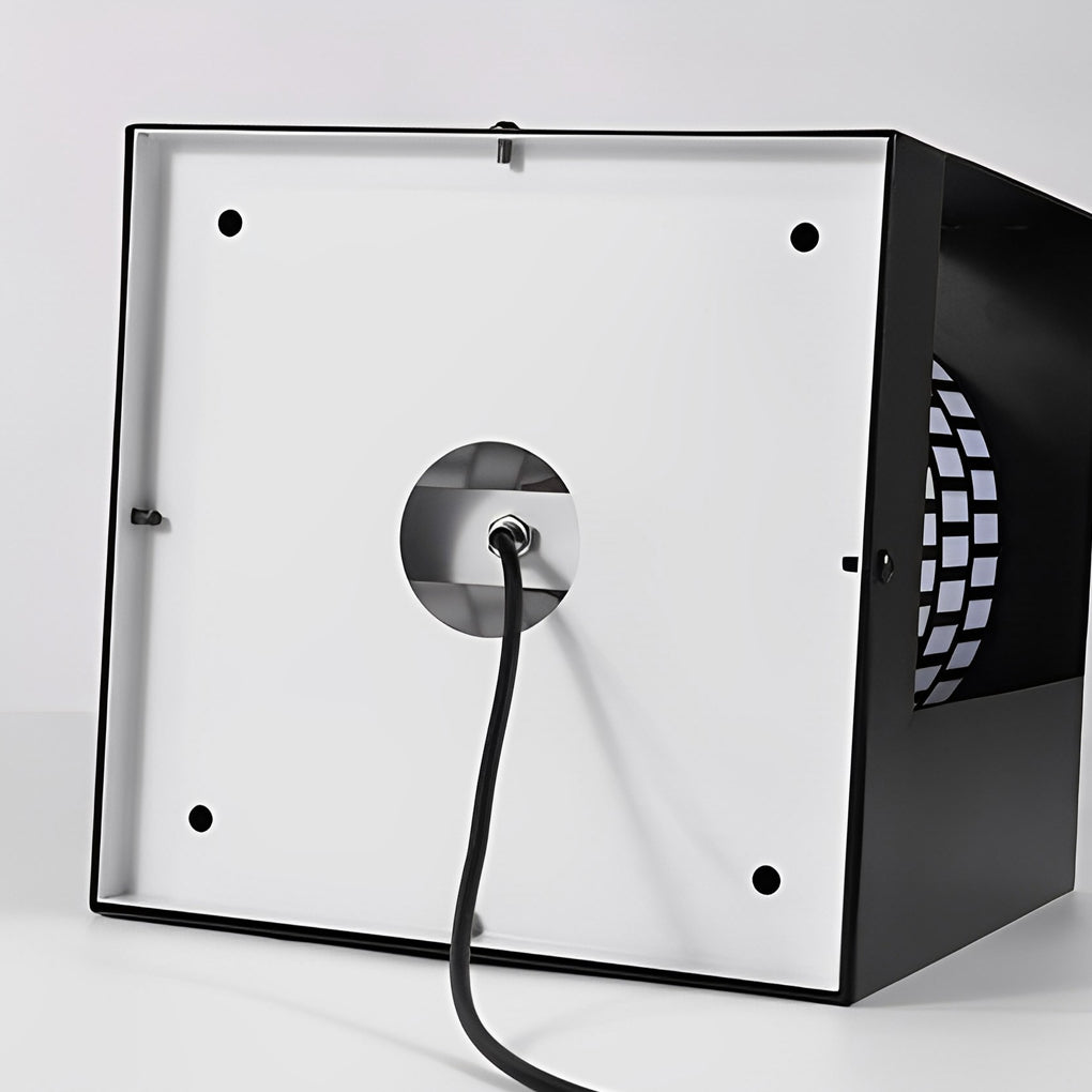 Modern Black Square LED Outdoor Post Light Waterproof Pathway Lamp for Backyard Landscaping