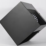 Modern Black Square LED Outdoor Post Light Waterproof Pathway Lamp for Backyard Landscaping