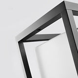 Modern Black Square LED Solar Post Cap Light Waterproof Outdoor Fence Deck Lighting