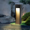Modern Black Square Outdoor LED Post Light Waterproof 5W Pathway Lighting for Gardens