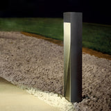 Modern Black Square Outdoor LED Post Light Waterproof 5W Pathway Lighting for Gardens