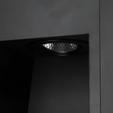 Modern Black Square Outdoor LED Post Light Waterproof 5W Pathway Lighting for Gardens