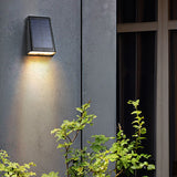 Modern Black Waterproof Solar LED Wall Sconce with 90 Degree Adjustable Light Head