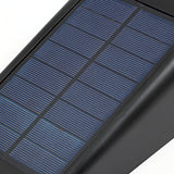 Modern Black Waterproof Solar LED Wall Sconce with 90 Degree Adjustable Light Head