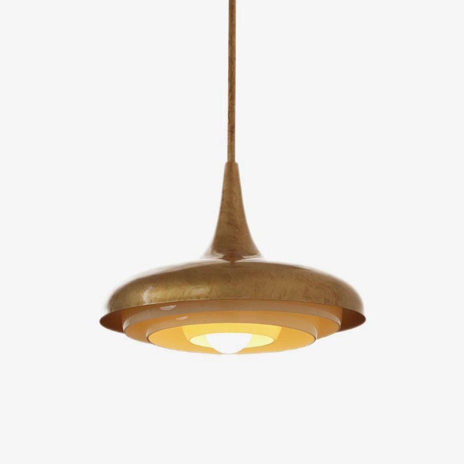 Modern Blossom Flower Glass Pendant Light Gold Floral Ceiling Hanging Fixture