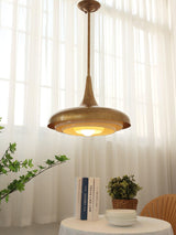 Modern Blossom Flower Glass Pendant Light Gold Floral Ceiling Hanging Fixture