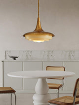 Modern Blossom Flower Glass Pendant Light Gold Floral Ceiling Hanging Fixture