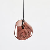 Modern Blown Glass Grid Pendant Light LED Geometric Hanging Lamp for Elegant Interior Lighting