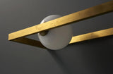 Modern Blown Glass Mondrian Wall Sconce with Iron Bracket for Contemporary Interiors