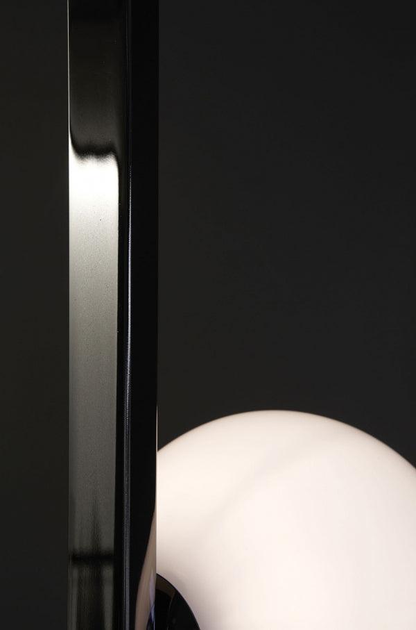 Modern Blown Glass Mondrian Wall Sconce with Iron Bracket for Contemporary Interiors
