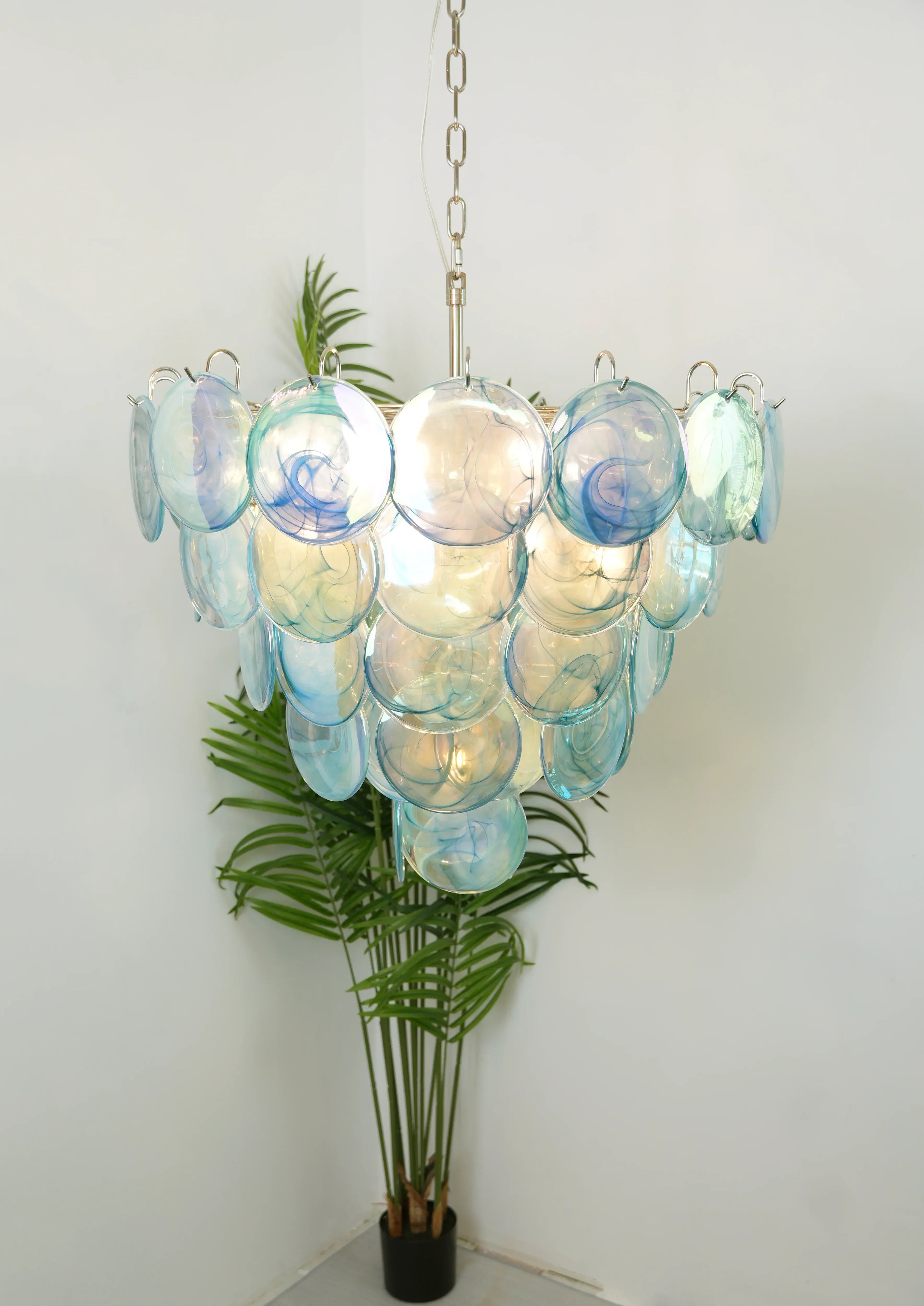 modern-blue-murano-glass-disc-chandelier-iridescent-luxury-pendant-light-for-living-room