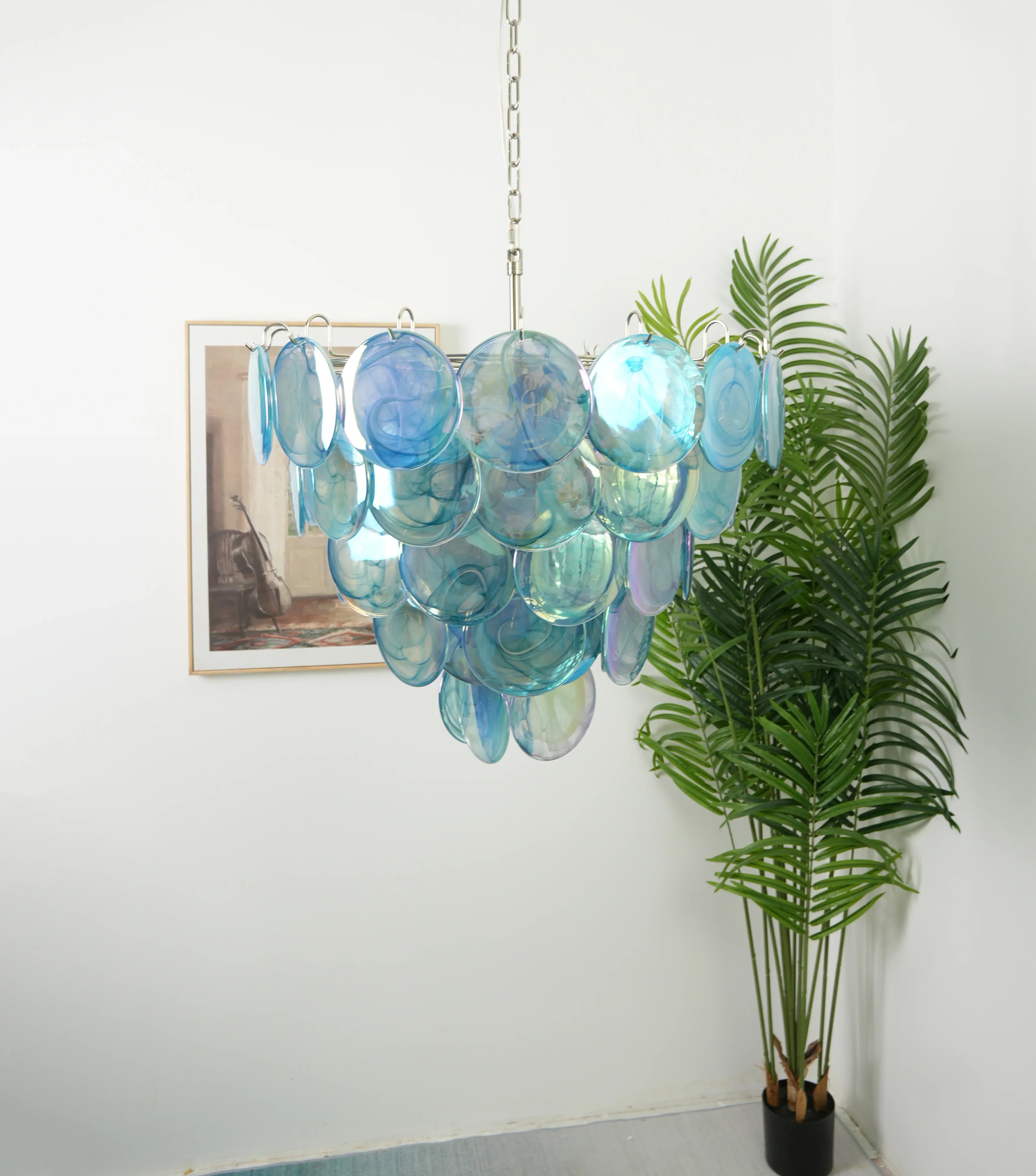 modern-blue-murano-glass-disc-chandelier-iridescent-luxury-pendant-light-for-living-room