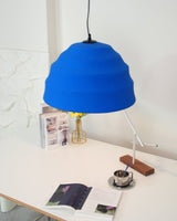 Modern Blue Polystyrene Pendant Light Eco Friendly Recycled Pluto Hanging Lamp for Indoor Use