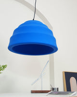 Modern Blue Polystyrene Pendant Light Eco Friendly Recycled Pluto Hanging Lamp for Indoor Use