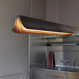 Modern Book Design LED Pendant Light Minimalist Acrylic Hanging Ceiling Fixture for Dining Room