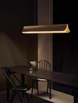Modern Book Design LED Pendant Light Minimalist Acrylic Hanging Ceiling Fixture for Dining Room