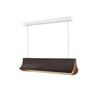 Modern Book Design LED Pendant Light Minimalist Acrylic Hanging Ceiling Fixture for Dining Room