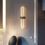 Modern Brass Antlers Halo LED Wall Sconce with Three Color Temperatures