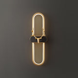 Modern Brass Antlers Halo LED Wall Sconce with Three Color Temperatures