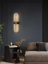 Modern Brass Antlers Halo LED Wall Sconce with Three Color Temperatures