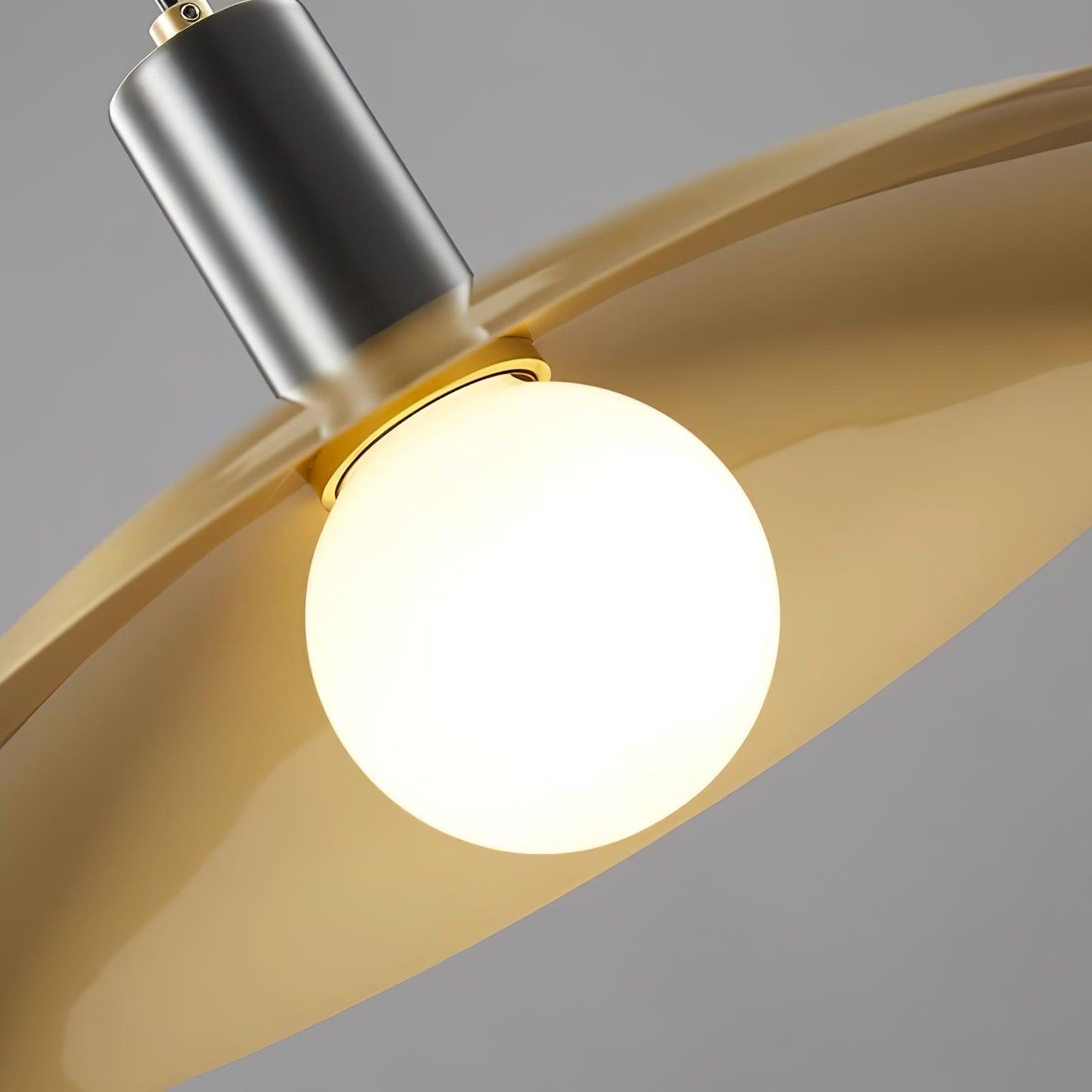 Modern Brass Flared Pendant Light for Kitchen Island and Dining Room Hanging Lamp