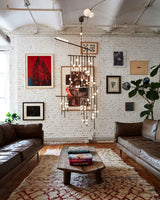 Modern Brass Glass Drop Chandelier Multi Head Pendant Lighting for Luxury Living