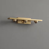 Modern Brass LED Wall Lamp with Glass Shade and Integrated Halo Light Effect