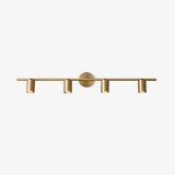 Modern Brass Rotatable Wall Sconce Adjustable Spotlight for Indoor Interior Lighting