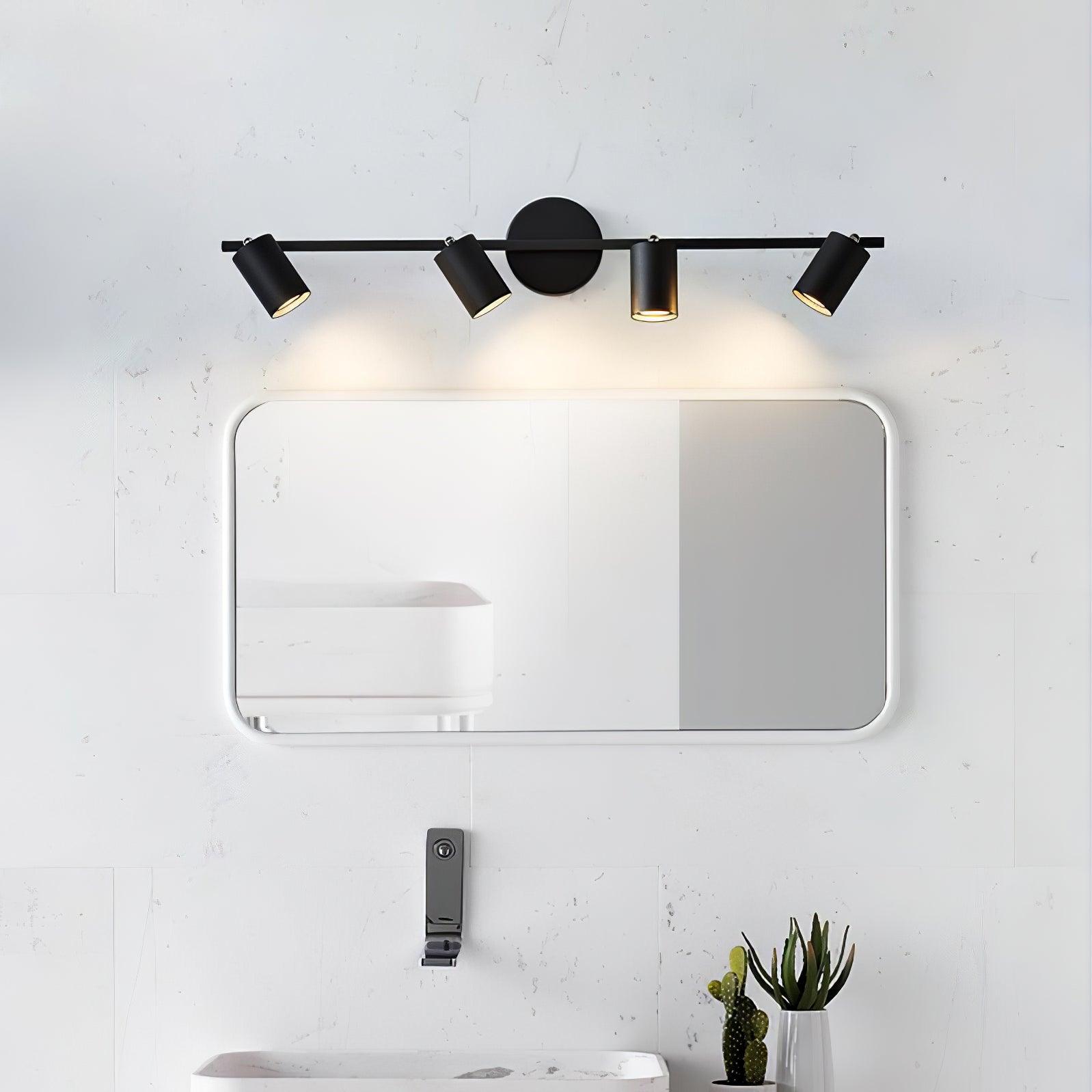 Modern Brass Rotatable Wall Sconce Adjustable Spotlight for Indoor Interior Lighting