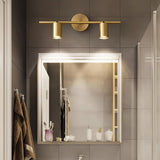 Modern Brass Rotatable Wall Sconce Adjustable Spotlight for Indoor Interior Lighting