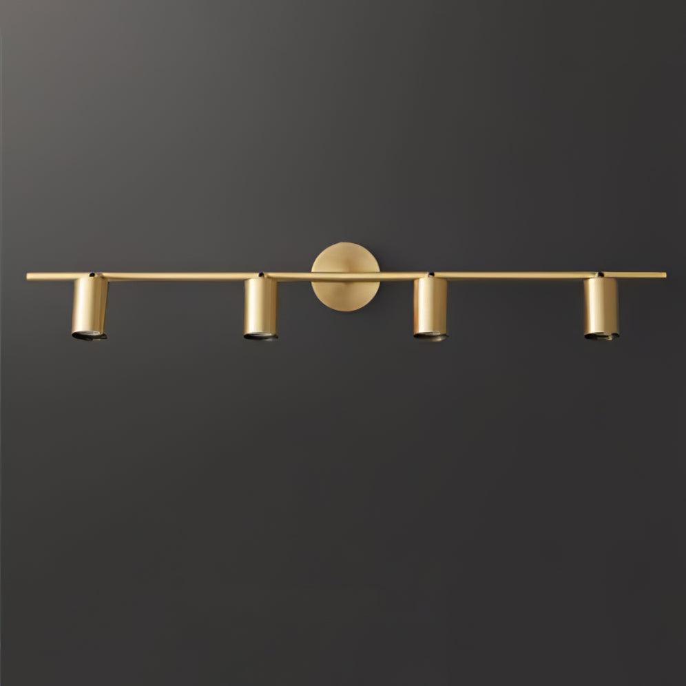 Modern Brass Rotatable Wall Sconce Adjustable Spotlight for Indoor Interior Lighting