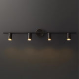 Modern Brass Rotatable Wall Sconce Adjustable Spotlight for Indoor Interior Lighting