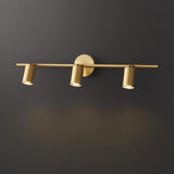 Modern Brass Rotatable Wall Sconce Adjustable Spotlight for Indoor Interior Lighting