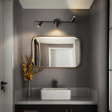 Modern Brass Rotatable Wall Sconce Adjustable Spotlight for Indoor Interior Lighting