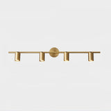 Modern Brass Rotatable Wall Sconce Adjustable Spotlight for Indoor Interior Lighting