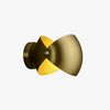 Modern Brass Wall Sconce with Dual Adjustable Hemispherical Shades Set of 2 Indoor Lighting Fixture