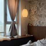 Modern Bubble Ball Wall Sconce with Walnut Accents and Adjustable Swivel Arm