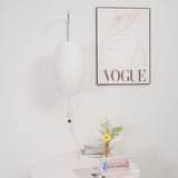 Modern Bubble Ball Wall Sconce with Walnut Accents and Adjustable Swivel Arm