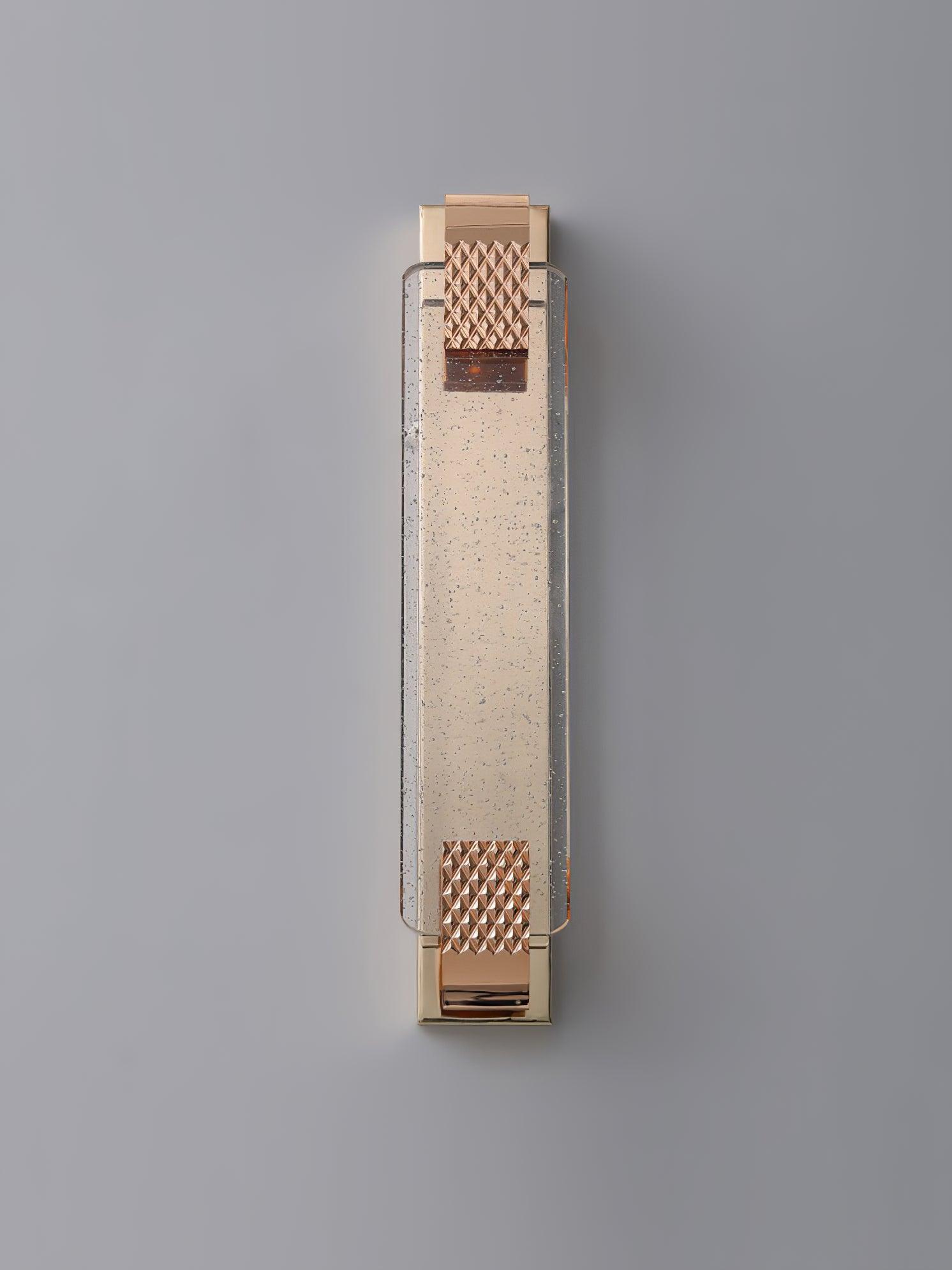 Modern Bubble Crystal Wall Sconce with Rose Gold Finish and Integrated LED Lighting